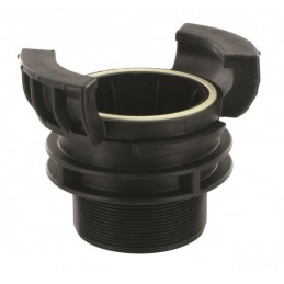 Raccord symétrique mâle a verrou polypropylène