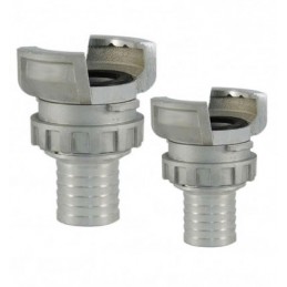 Demi-raccords symétrique avec verrou, à douille annelée - raccord pompier
