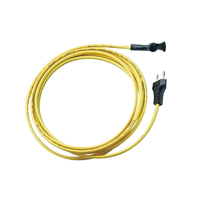 as Schwabe 15 W/m Câble Chauffant Anti-Gel 50/60 Hz Câble Chauffant avec Fiche de Sécurité Noir I 67015 230 V 20 m avec Thermostat Anti-Gel Câble Chauffant IP44 
