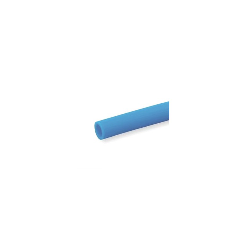 Tube calibré en polyuréthane bleu, tube air comprimé