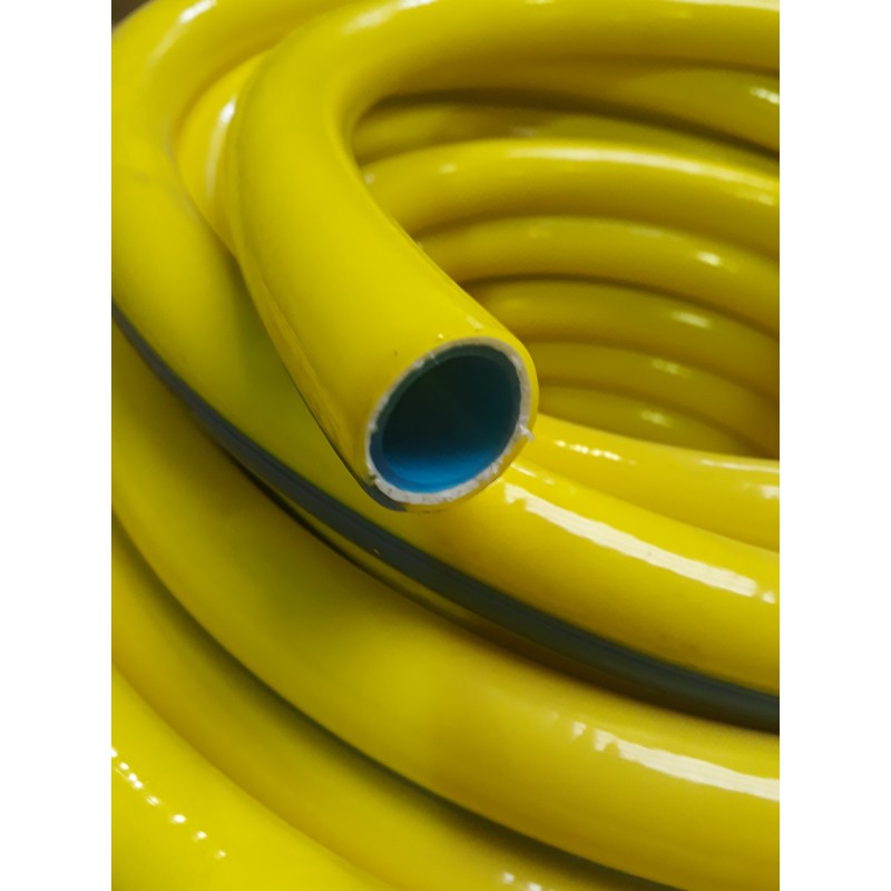 Tuyau arrosage PVC jaune pour le refoulement eau, irrigation