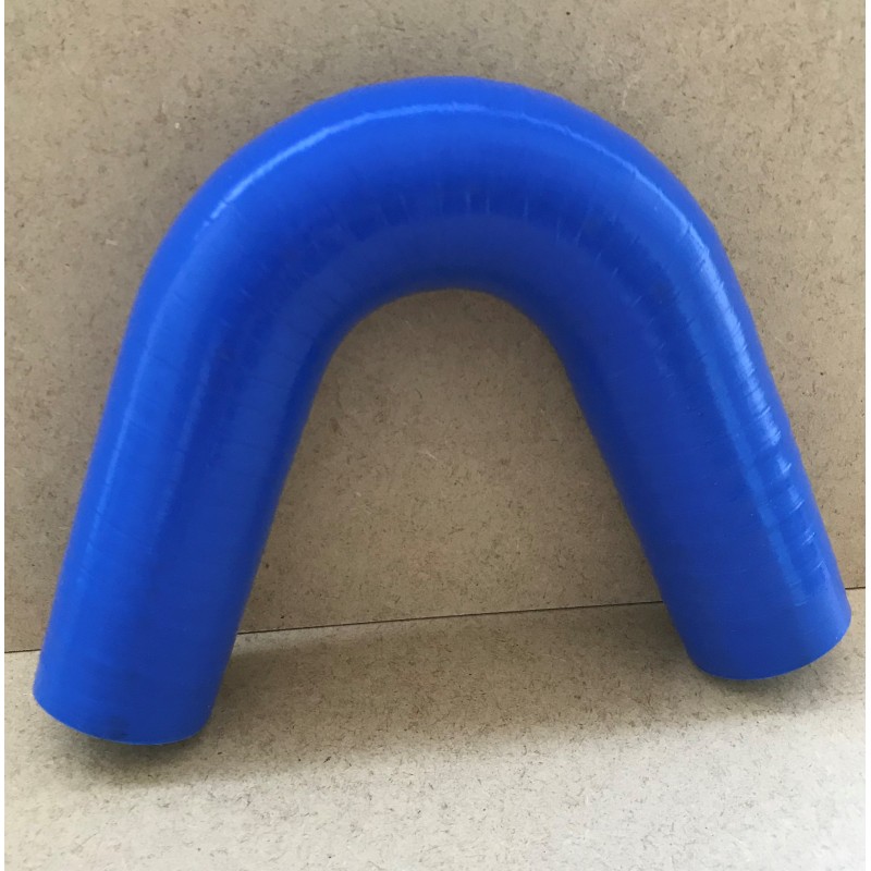 Durite silicone coudé 135° diamètre 38 pour systèmes de refroidissement et de chauffage.