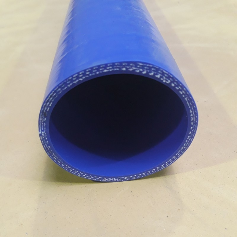 Durite droite silicone bleu